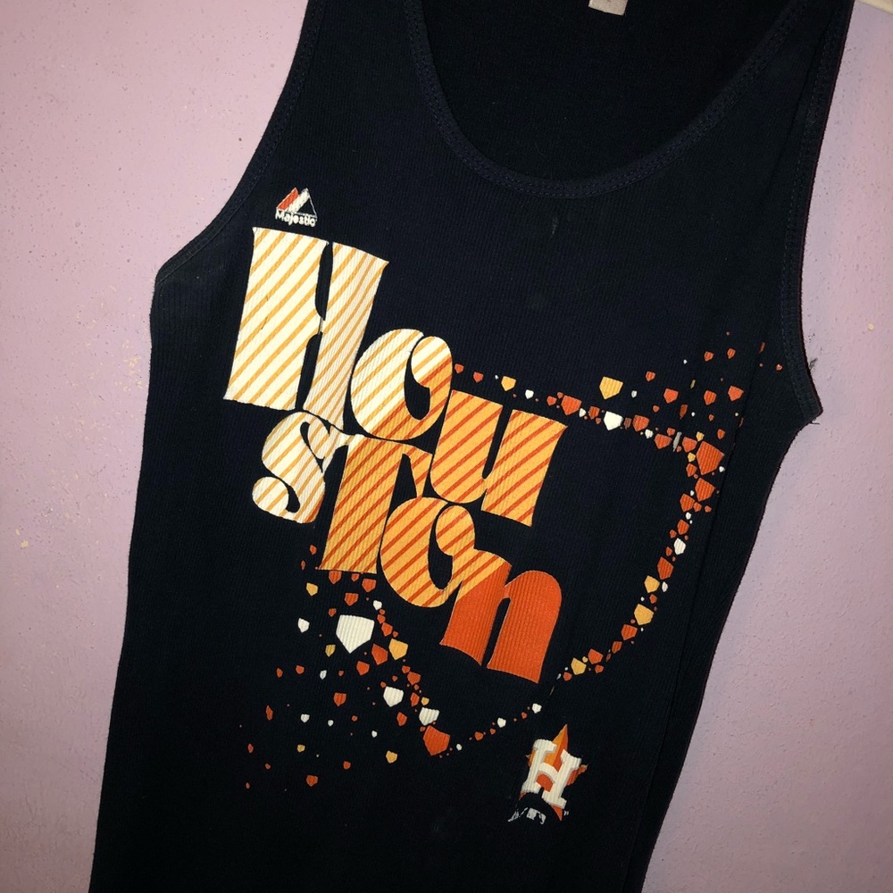 Houston Astros tank top (navy blue)